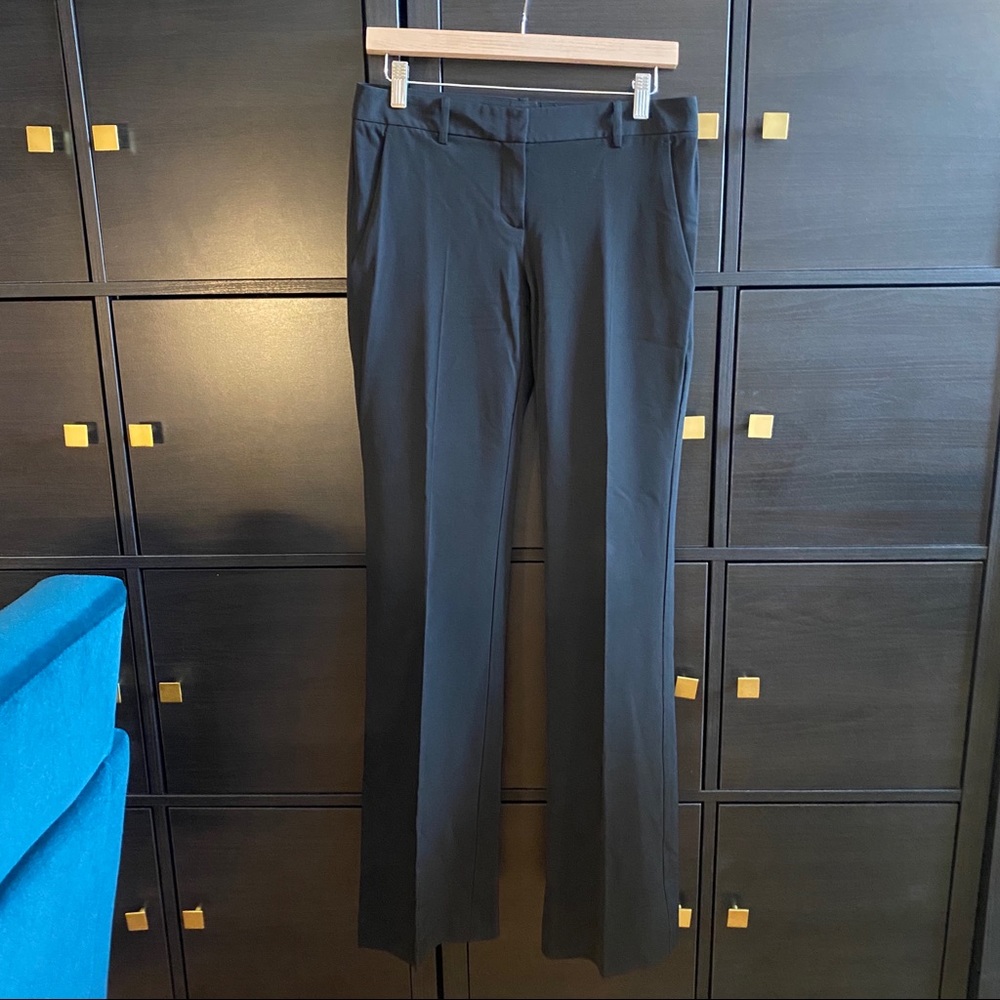THEORY mid rise straight leg pants